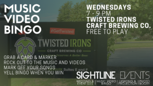 Music Video Bingo Wednesday Sightline Events
