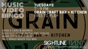 Tuesday Music Video Bingo Grain Craft Bar + Kitchen @ Grain Craft Bar + Kitchen | Newark | Delaware | United States