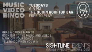 Tuesday Music Video Bingo The Quoin Rooftop Bar @ The Quoin Rooftop Bar | Wilmington | Delaware | United States